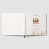 A New Chapter Begins Bridal Shower Guest Book Gästebuch (Voll)