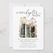 A New Chapter Begins Bridal Shower Invitation Einladung (Vorderseite)