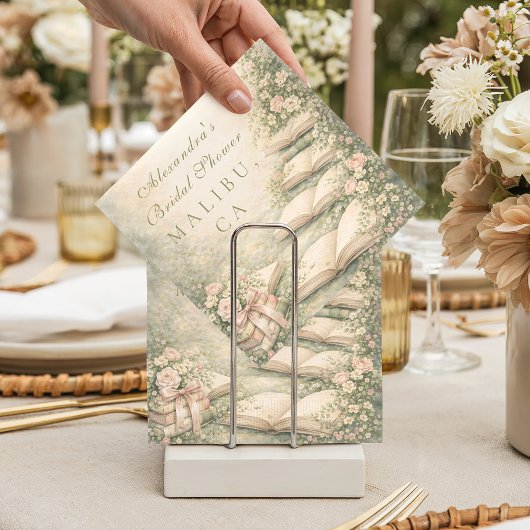 A New Chapter Begins Bridal Shower Serviette