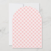 A New Chapter Begins Coquette Books Baby Shower Einladung (Rückseite)