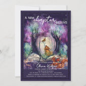 A New Chapter Begins I Storybook Baby shower Einladung (Vorderseite)