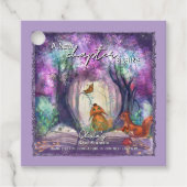  A New Chapter Begins I Storybook Baby shower Geschenkanhänger (Vorderseite)