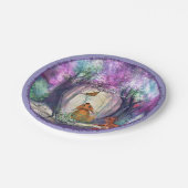 A New Chapter Begins I Storybook Baby shower Pappteller (Schrägansicht)