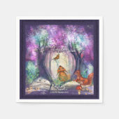 A New Chapter Begins I Storybook Baby shower Serviette (Vorderseite)