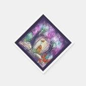 A New Chapter Begins I Storybook Baby shower Serviette (Ecke)