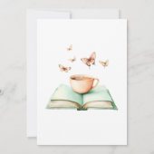 A New Chapter Begins Invitation, Bridal Shower Einladung (Rückseite)