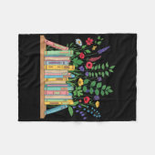 A New Chapter Begins Retirement Teacher Floral Wom Fleecedecke (Vorderseite (Horizontal))