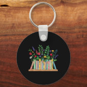 A New Chapter Begins Retirement Teacher Floral Wom Schlüsselanhänger (Vorderseite)