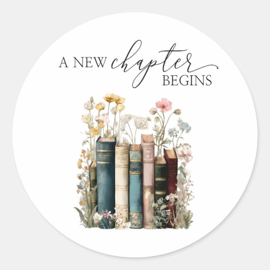 A New Chapter Begins Stickers (Vorderseite)