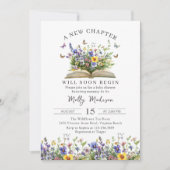 A New Chapter Begins Storybook Baby Shower Einladung (Vorderseite)