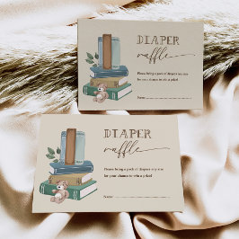 A New Chapter Begins: Storybook Diaper Raffle Baby Begleitkarte