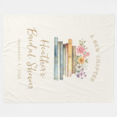 A New Chapter Books Brautparty Fleecedecke (Vorderseite (Horizontal))