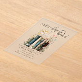 A New Chapter Bridal Shower Acrylic Invitation Acryleinladungen (Ablage )