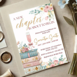 A New Chapter Bridal Shower Invitation Template Einladung