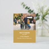 A New Chapter September Memory Photo Postcard Postkarte (Stehend Vorderseite)