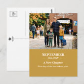 A New Chapter September Memory Photo Postcard Postkarte (Vorne/Hinten)