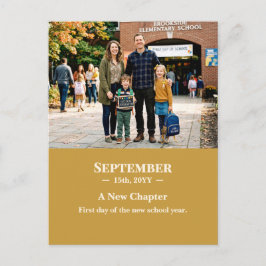 A New Chapter September Memory Photo Postcard Postkarte