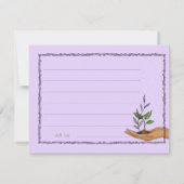 A New Chapter Storybook Time Capsule Game Card  Einladung (Rückseite)