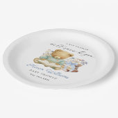 A New Charger Begin Bear Books Paper Plate Pappteller (Schrägansicht)