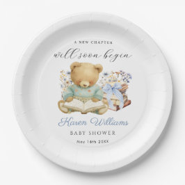 A New Charger Begin Bear Books Paper Plate Pappteller
