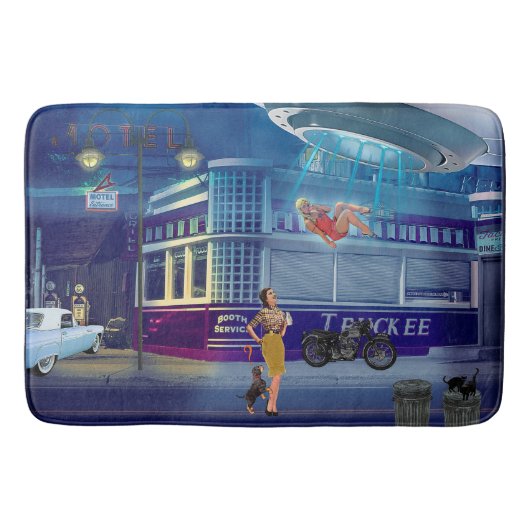 A New Flight Attendant Badematte (Vorderseite)