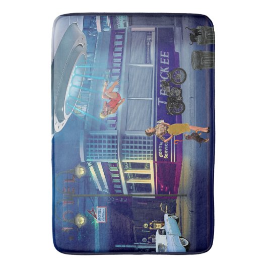 A New Flight Attendant Badematte (Vorderseite Vertikal)