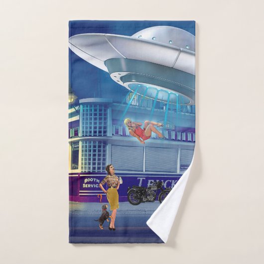 A New Flight Attendant Badhandtuch Set (Handtuch)