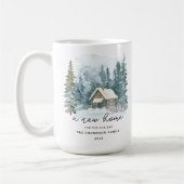 A New Home Calligraphy Holiday Moving Keepsake Kaffeetasse (Links)