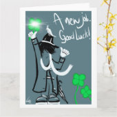 A new job, Good Luck! Karte (Gelbe Blume)