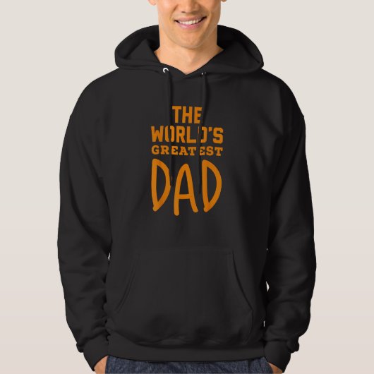 A Nice Father's Day Gift. World's Great Dad! Hoodie (Vorderseite)