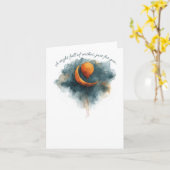 A night full of wishes karte (Gelbe Blume)