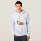 A Nirvana statue lying on a pocket Hoodie (Vorne ganz)