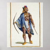 A Noble Indian from the Ottawa Nation, 1780 (colou Poster (Vorne)