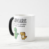 A Normal Papa But More Awesome - Family Personaliz Verwandlungstasse (Vorderseite Links)