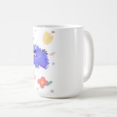 A Not-So-Scary Monster in a Flower Patch Tote Bag Kaffeetasse (VorderseiteRechts)