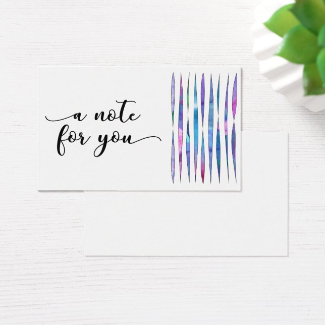 "a note for you" typografie mit/abstrakten streame (Schreibtisch)