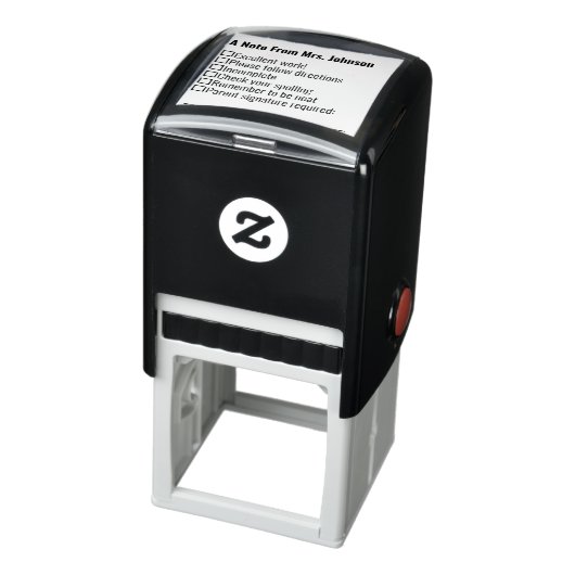 A Note From Teacher Template Permastempel (Produkt)