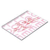 A notebook in a minimalistic style notizblock (Linke Seite)