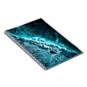 A notebook with an elegant design for sea waves notizblock (Rechte Seite)
