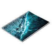 A notebook with an elegant design for sea waves notizblock (Linke Seite)