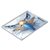 A notebook with eyes notizblock (Linke Seite)