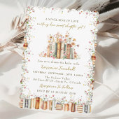 A Novel Kind of Love - Book Story Bridal Shower Einladung