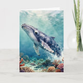 A Oceanic Themed Birthday Poem  Karte (Vorderseite)