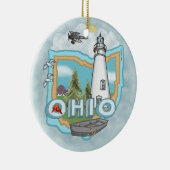 A Ohio Lighthouse Keramik Ornament (Rechts)