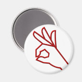 A-Okay Magnet (Vorderseite/Rückseite)