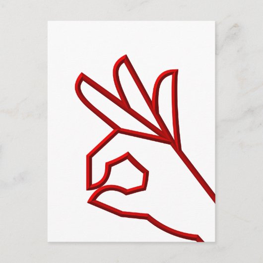 A-Okay Postkarte (Vorderseite)