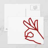 A-Okay Postkarte (Vorne/Hinten)
