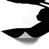 "A-OOOOOGA!" Wolf Funny Poster (Ecke)