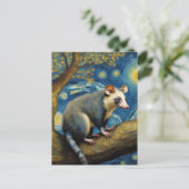 A Opossum von Van Gogh Postkarte (Stehend Vorderseite)
