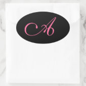 A OVALER AUFKLEBER (Tasche)